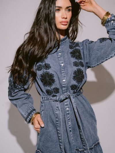 vestido cosmos vaquero