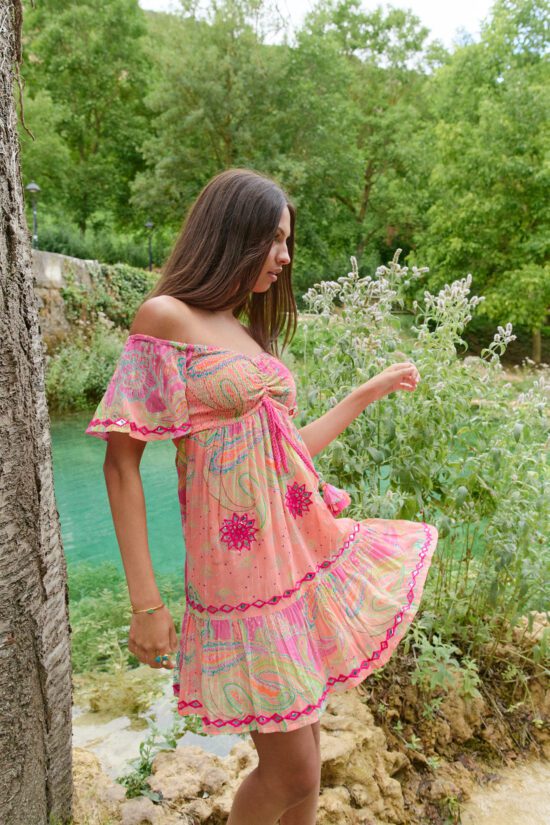 vestido bahamas corto