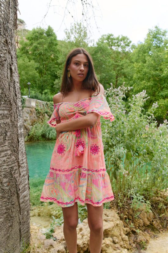 vestido bahamas corto